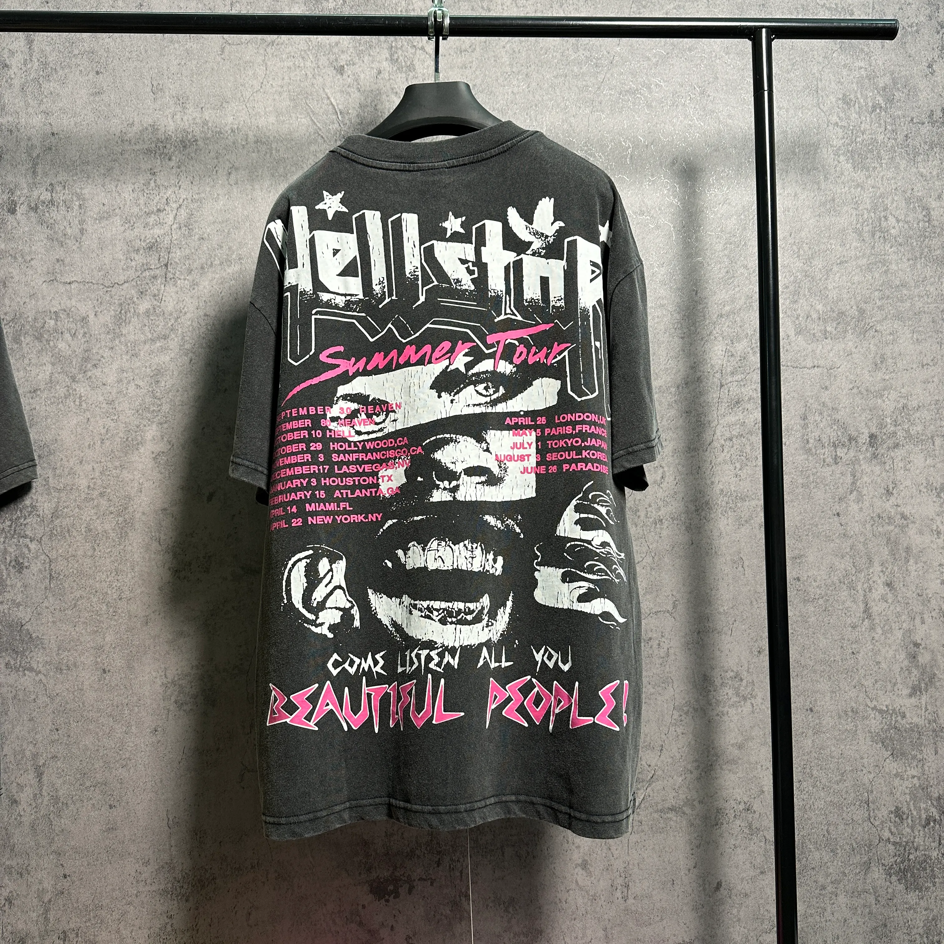 new arrival 2024 Hellstar washed fashion T-Shirt Men Hellstar