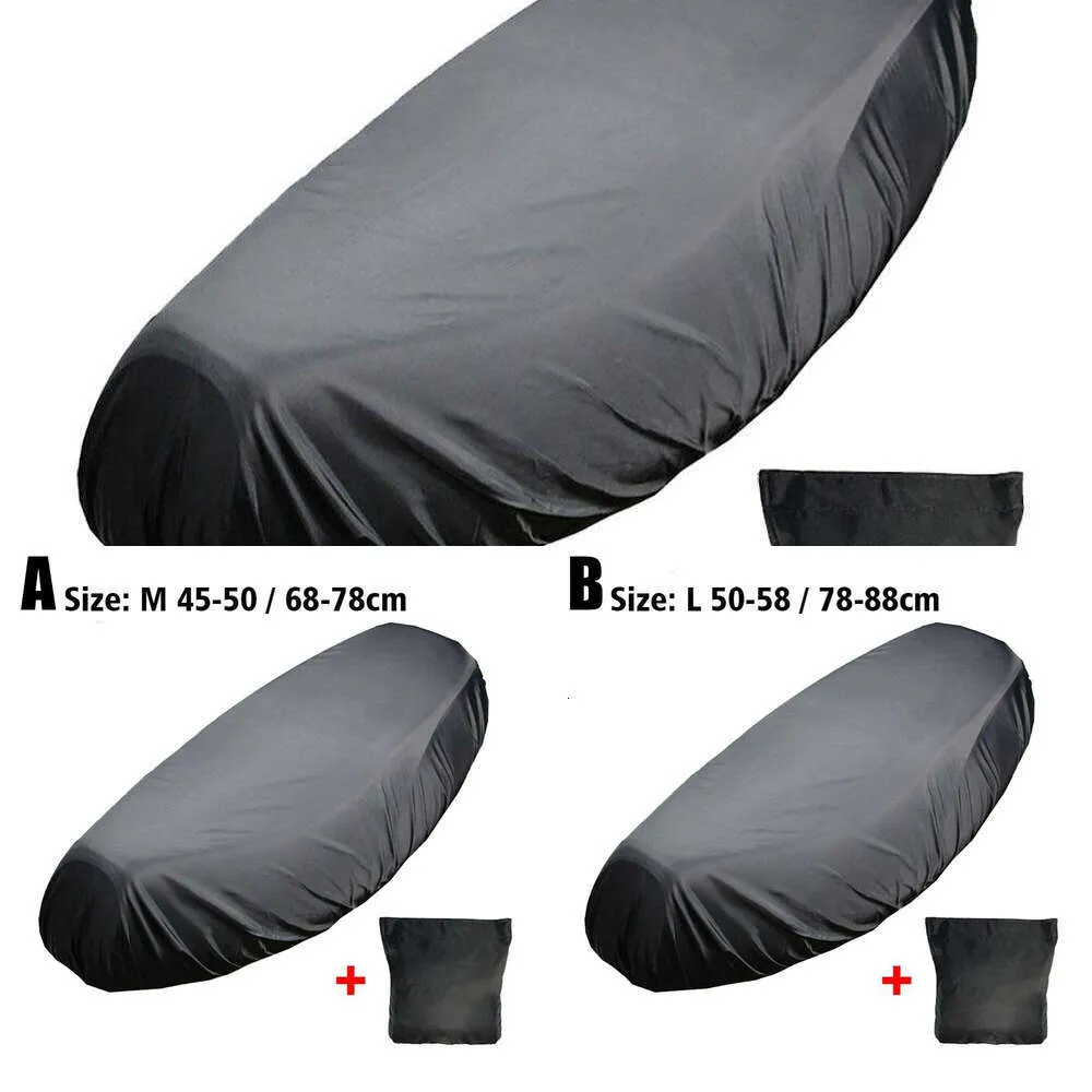 Upgrade Universal Rain Seat Flexible Waterproof Cover UV Saddle Motorcycle Sun Black Dust Accessories 210D Sown Pr A5z4