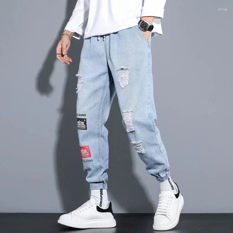 DHgate.com:Mens Light Blue Cargo Jeans, Summer 2024 Fashion