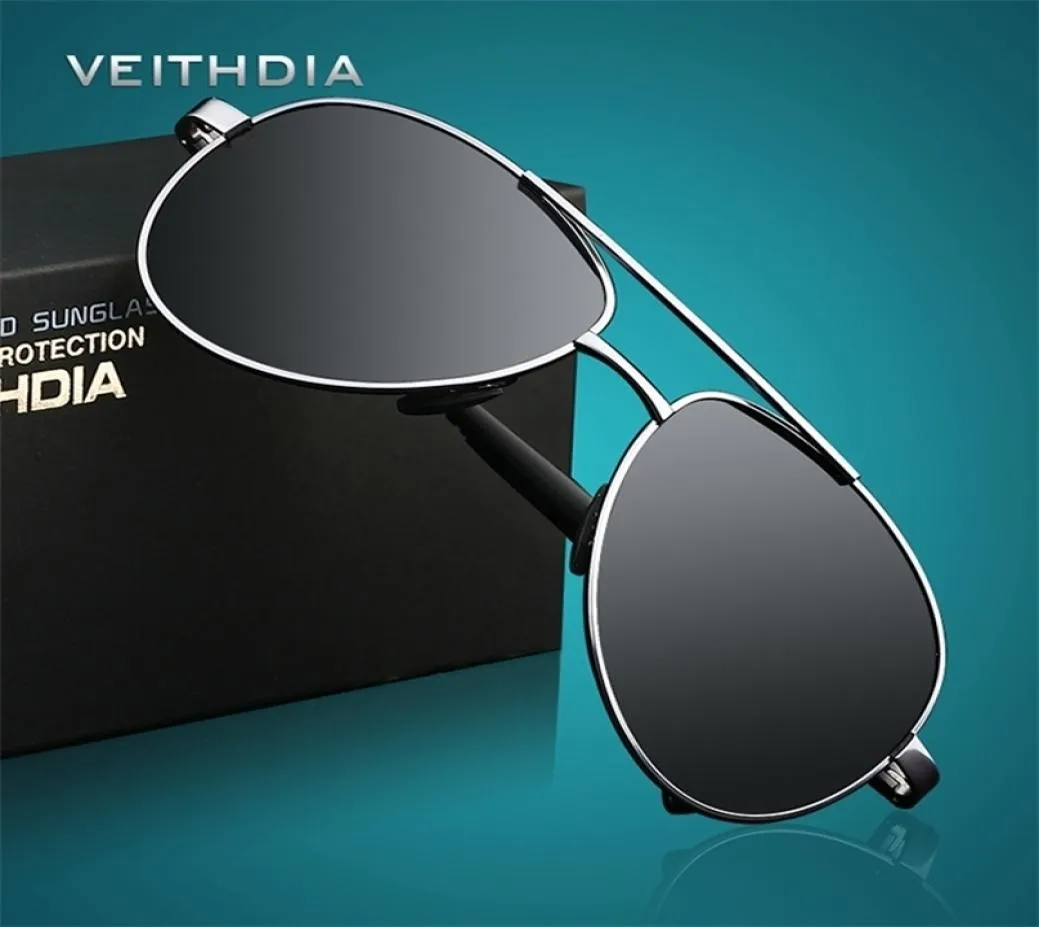 VEITHDIA Brand Men039s Pilot Polarized Sunglasses men Sun Glasses Alloy Frame Driving de sol masculino shades 1306 2202247328596