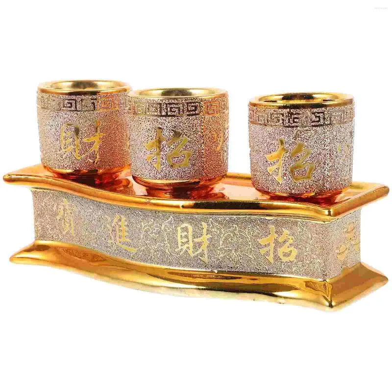 Wine Glasses Ceramic Altar Cup Holy Water Offering Porcelain Equipment Supplies Sacrifice