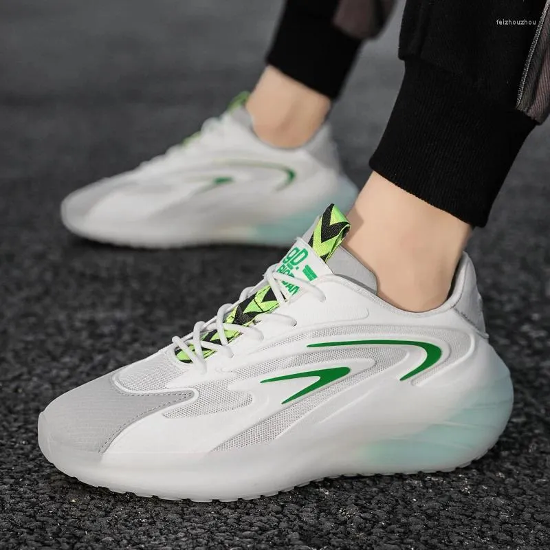 Sıradan Ayakkabı Erkekler Spor Trendi Konforlu Platform Slip Sneakers Moda Hava Yastığı Koşu Ayakkabı Chaussures Hommes