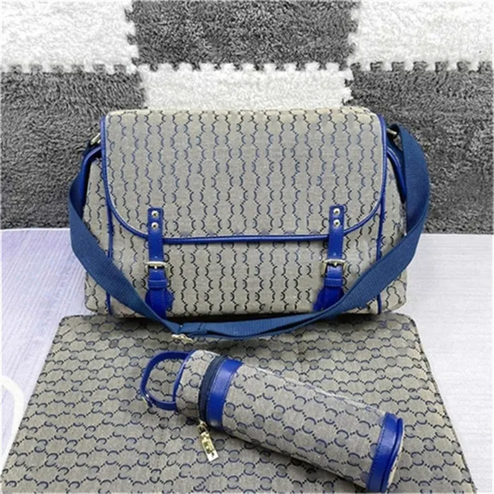 DHgate New Baby Designer 3 in 1 diaper bag Baby Bag Maternity diaper Luxury Designer handbag Diaper leather Printed letter Brown plaid diaper pile A4 Baby Kids Maternity