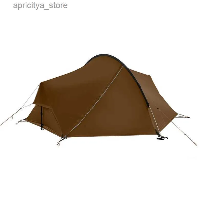 Tendas e abrigos FLAMES CREED SHELL2 Camping Leve 15D Silnylon Tent 3 Temporada Impermeável Rainstorm Outerdoor Refuge Tent24327