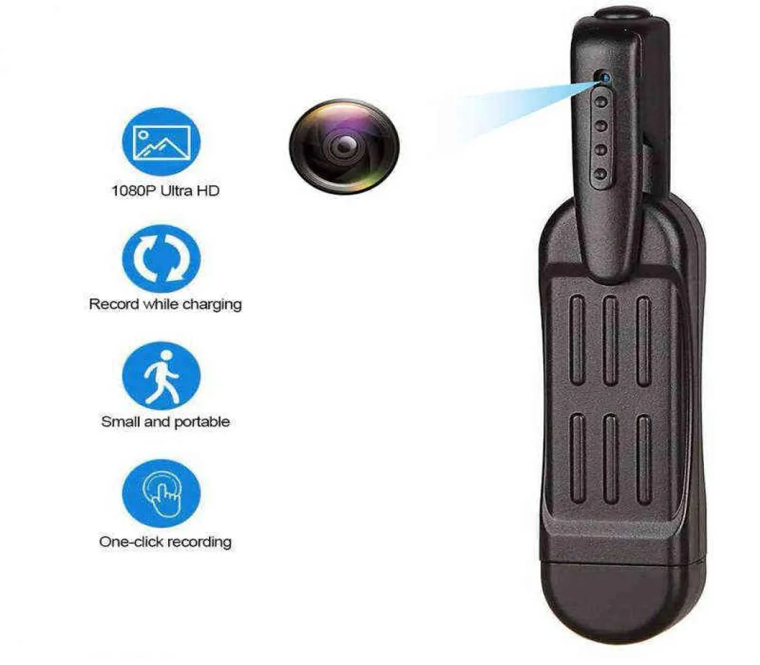 T189 Mini Camera T189 Pen Full HD 1080P Camera Wearable Body Pen Camera Digital Mini DVR Small DV Camcorder Support 64GB H11256022502