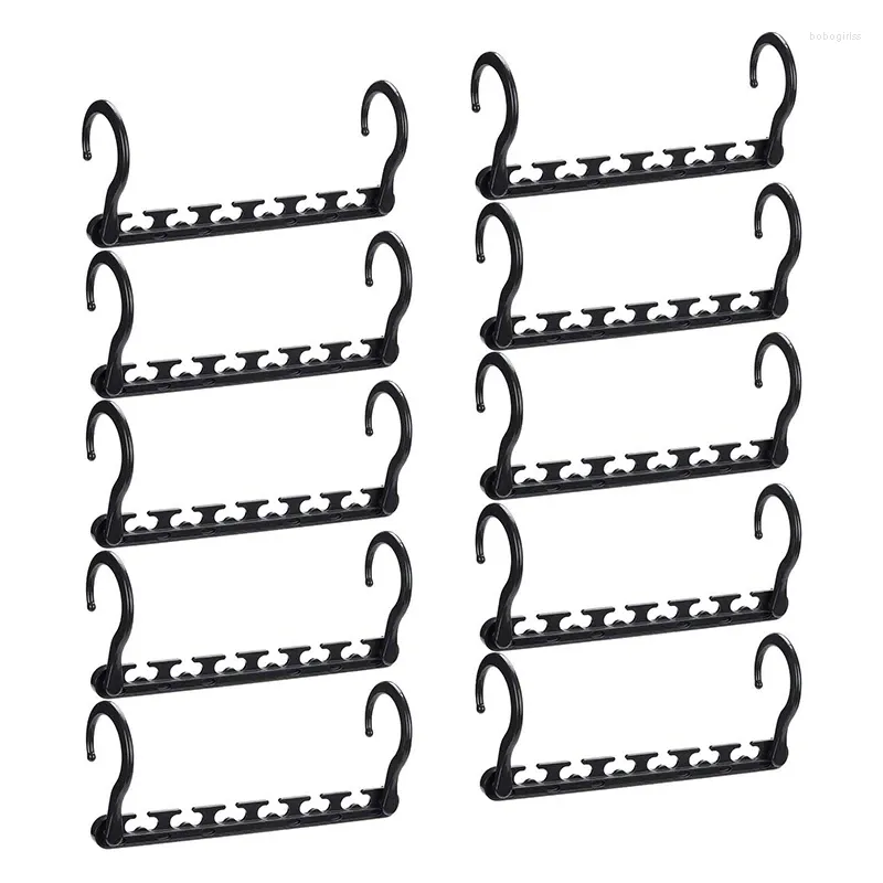 Hangers SV-Stevige Plastic Ruimtebesparende Cascading Hanger Organizer Pack van 12 Closet Saver Multifunctioneel