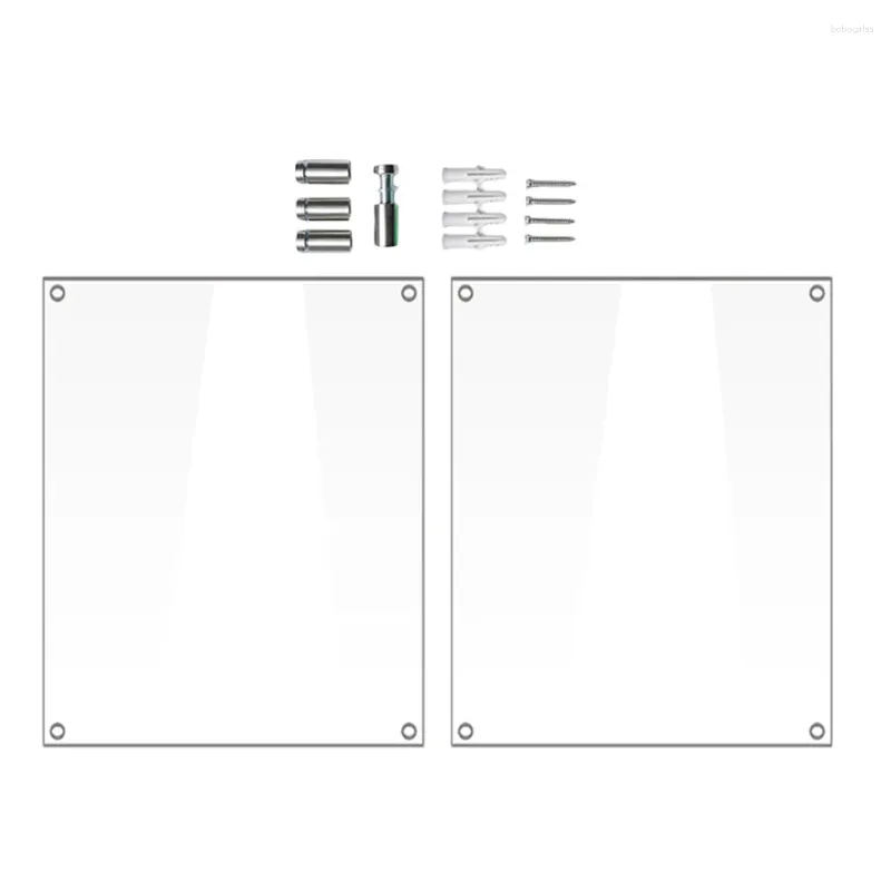 Quadros 1 conjunto de moldura acrílica Po Wall Display Picture Clear Holder (M)