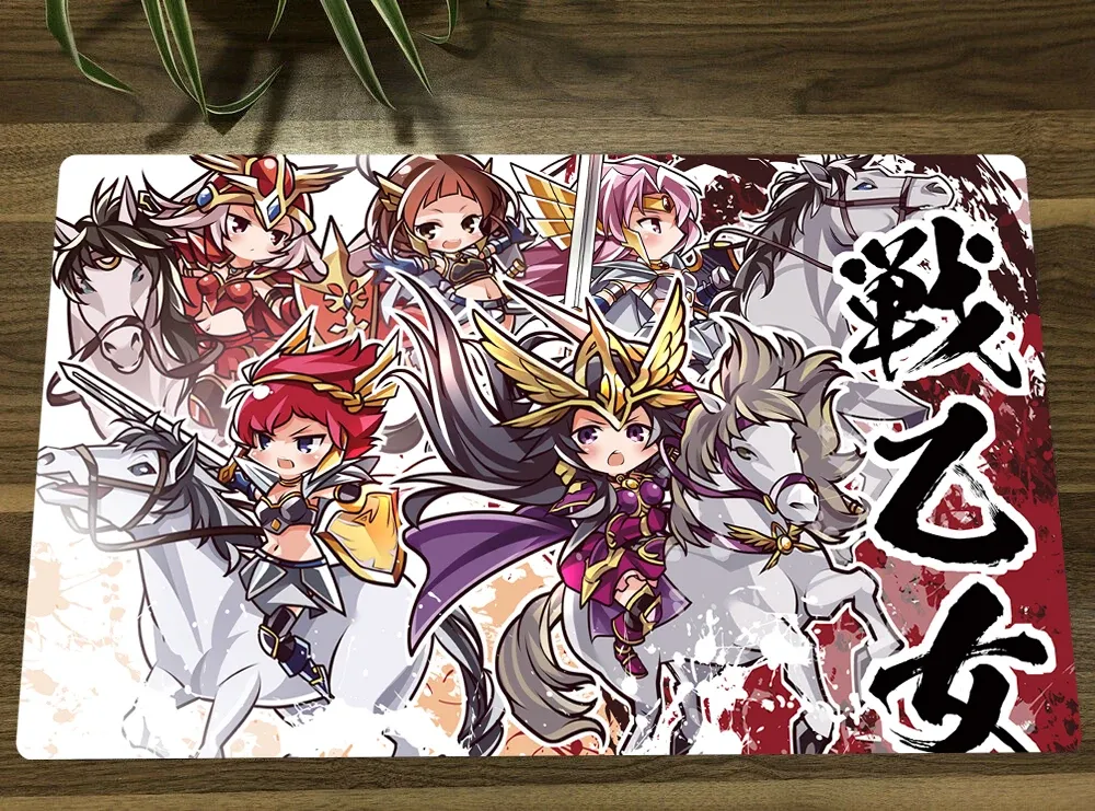 Pads YuGiOh Valkyrie Deck TCG Mat Trading Card Game Mat CCG Playmat Antislip Rubber Mouse Pad Desk Table Play Mat 60x35cm Free Bag