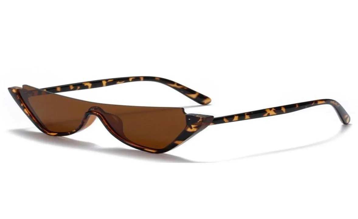 Zonnebril Hele Mode Half Frame Eenvoudige Cat Eye Mannen Vrouwen Shades UV400 Vintage Bril UV400Zonnebrillen4101116