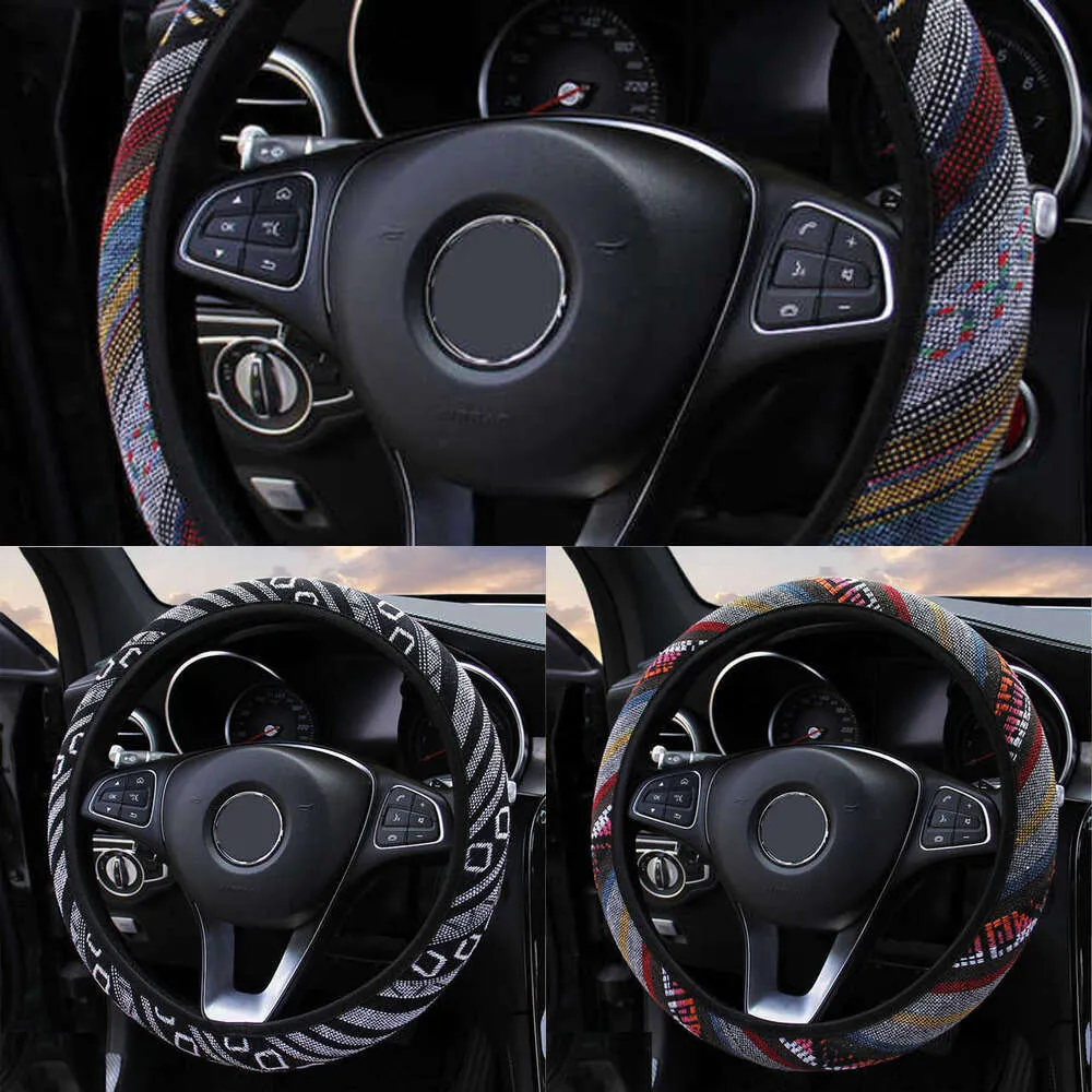 Atualização da capa do volante GM 38 cm sem anel interno compatível com a maioria dos veículos estilo nacional linho grosso