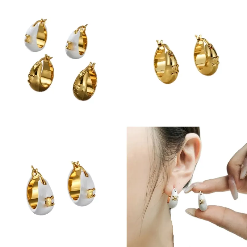 빈티지 디자이너 보석 여성 Huggie Circle Earring for Mans Girls Top Luxury 고품질 Ohrringe Earings 야외 레크리에이션 Zh204 H4
