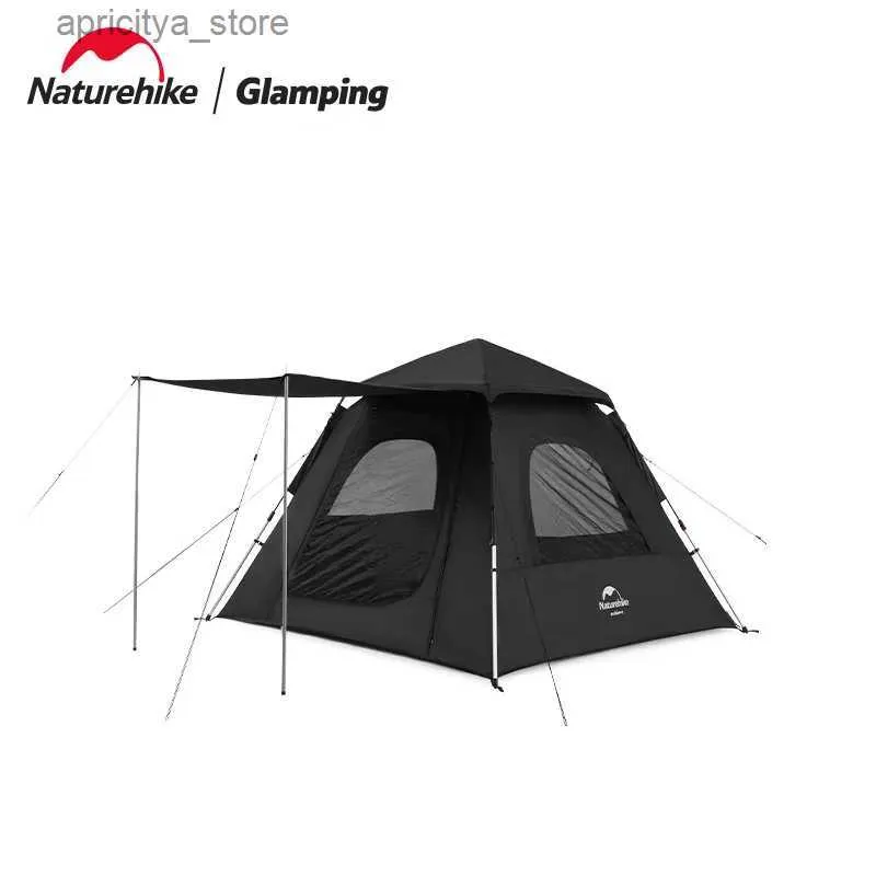 Tält och skydd NatureHike Outdoor Camping Sunshade Automatic Tent Portable Ventilation Camping Tält snabb öppen Ango Automatisk tre person tent24327