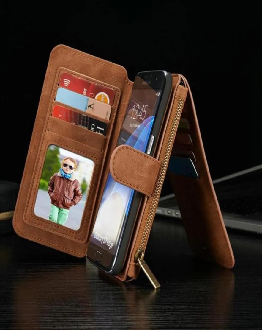 Luxury Universal Wallet Card Slots Leather Case Phone cases Multifunction Cover For Samsung Galaxy S9 S10 S21 plus Ultra Note 9 109177029