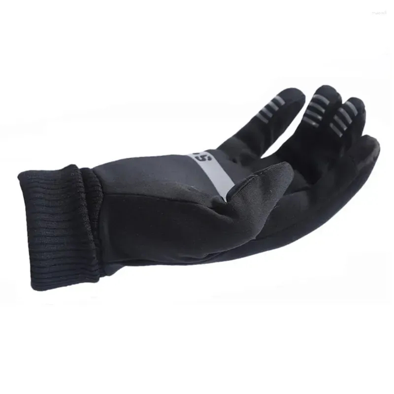 Gants de cyclisme vélo épaissir chaud coupe-vent les sports de neige pêche simple travail moto livraison directe équipement de protection extérieur Dhhf9