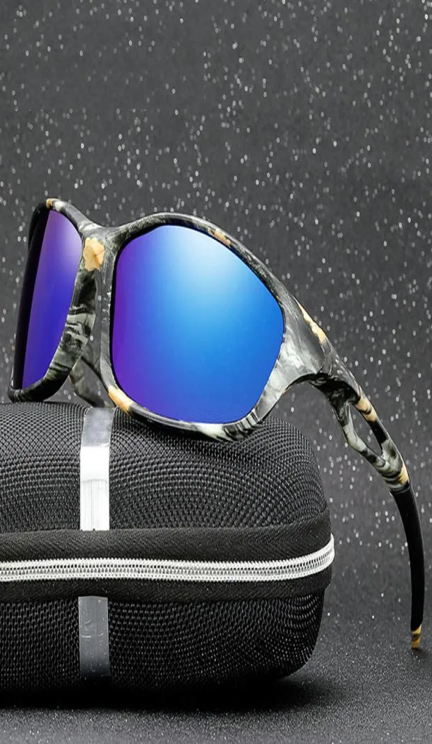 Sunglasses Men Polarized Brand Design Camo Frame Driving Sun Glasses Male Square Eyewear UV400 Shades1970487