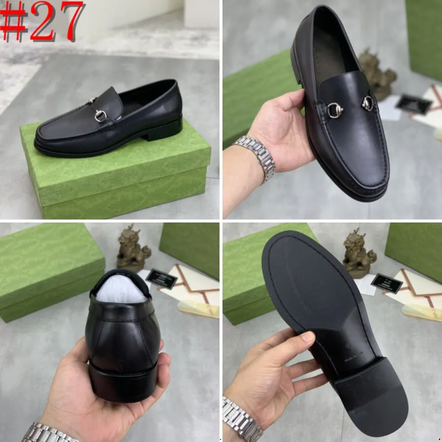 39 Model Luxury Brand Men Oxford Shoes Slip On Pointed Toe White Fashion Carving Men Designer Dress Shoes Wedding Office Real Leather Men's Shoes