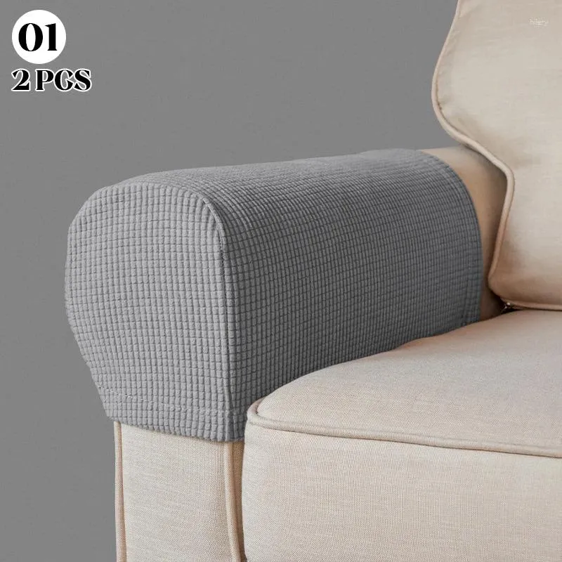 Fodere per sedie 2 pezzi Set bracciolo divano per divano Jacquard elasticizzato morbido proteggere mobili fodere antiscivolo reclinabili ispessite