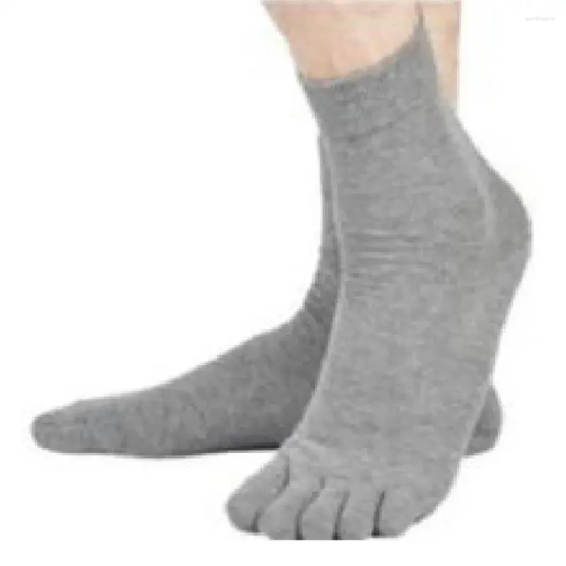Men's Socks 5 Pairs Men Five Finger Toes Athletic Sport Cotton Breathable Winter Warm Ankle