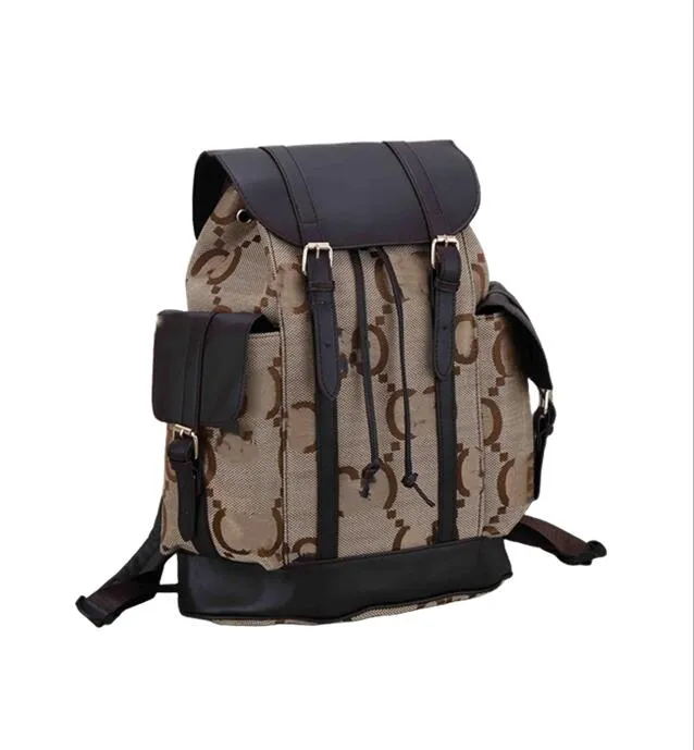 Sac à dos sac à dos Ophidia femmes sac à dos de mode hommes voyage sac à dos classique rayures toile parquet cuir cartable homme femme sacs à dos sac à main