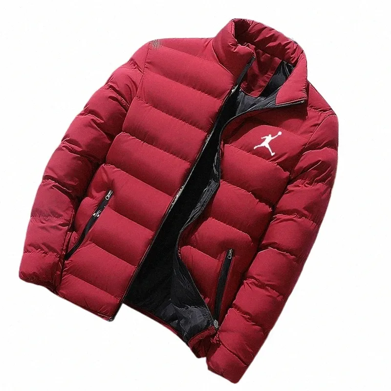 2023 Jackets Winter Men's Padded Jacket Middle-aged And Young Large Size Light And Thin Short Padded 23 Jacket Warm Coat y45d#