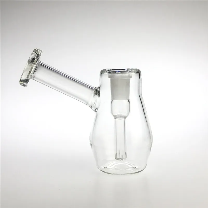 4,3-Zoll-Becherbong mit 14-mm-Innengewinde, 5 Schlitze, diffuser Downstem-Wasserbong, Recycler-Glasbongs zum Rauchen