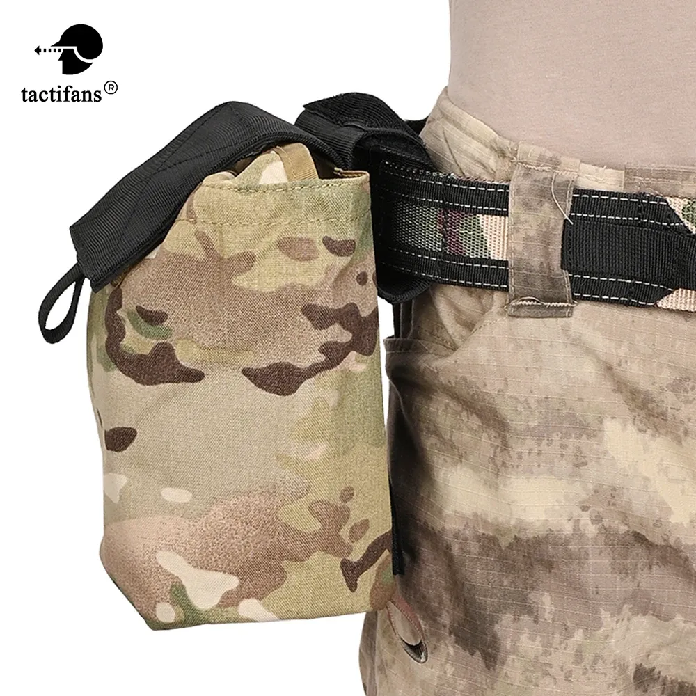 Bags Tactical Hunting Folding Dump Drop Pouch Belt Magazine Camo Pouch CS Airsoft Paintball Tool Mag Hook Loop Storage Portable Bag