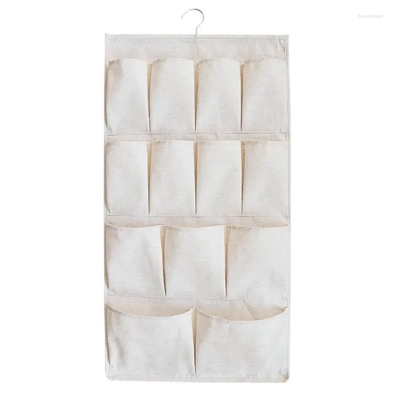 Storage Bags Double-Sided Wall Hanging Door Underwear Organizer Waterproof Bedroom Closet Toy Key Home Office Container
