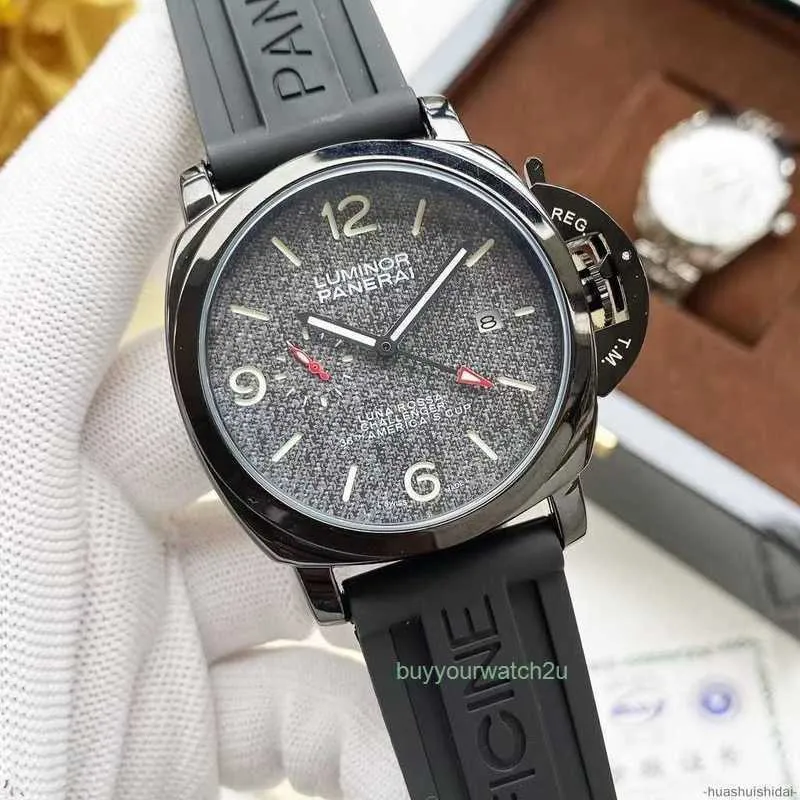 Mens Mechanical Watch 현지 Goodspanerrais Classic Men의 캐주얼 비즈니스 시계 패션 LMA 브랜드 이탈리아 스포츠 손목 시계 RU