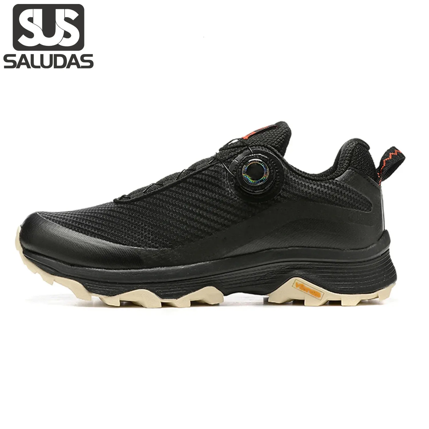 Saludas Yürüyüş Ayakkabıları Erkek Açık Boa Danteller Sistem Dağ Trekking Spor Sakinleri Kaymaz Nefes Alabaş Orman Kamp Avcılık Ayakkabıları 240313