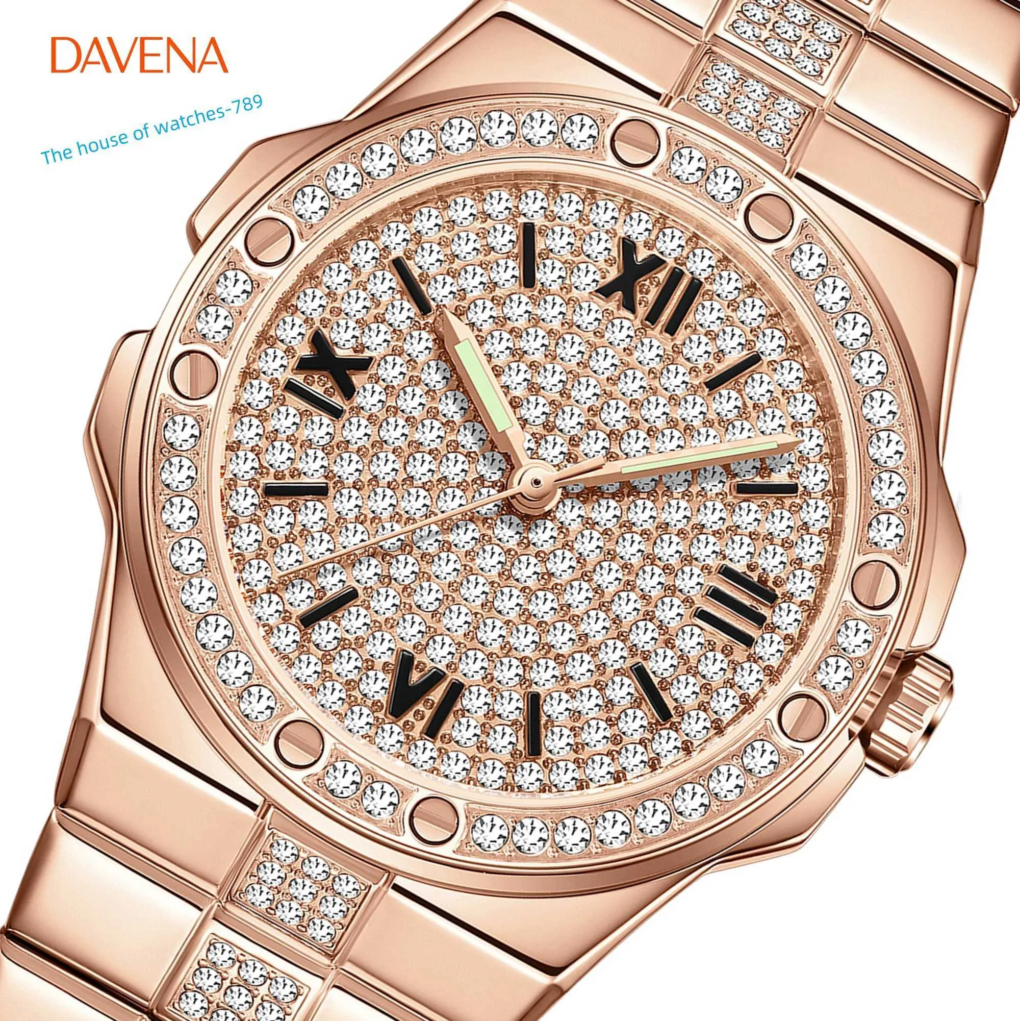 61801 Davena Brand Watch Supplies Oglądaj arabski obserwator cyfrowy