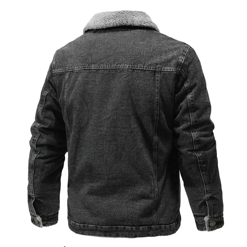 Sherpa fleece denim jacket new arrivals