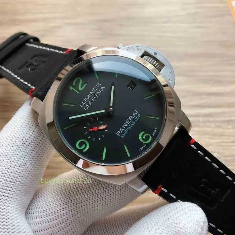 Orologi di lusso per uomo Orologio da polso meccanico Panerrais Orologi di design multifunzione Orologio con zaffiro di grande diametro di alta qualità 9SPC