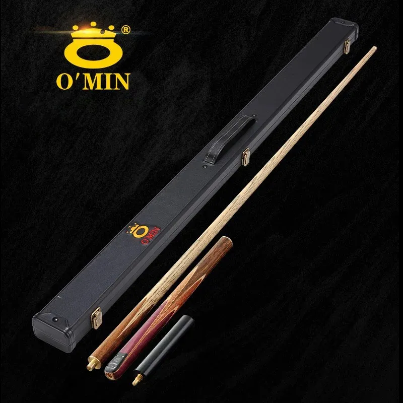 Omin snooker cue 3/4 fogad snooker cue stick 9,5 mm/10mm tips med snooker cue case set 8405/8403 240320