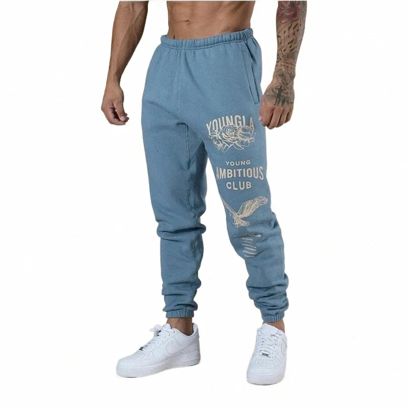 Nya mäns Sweatpants Gym Sports Fitn Running Basketball Training Pants Casual Pants American Style Fi Brand Clothing Q43X#