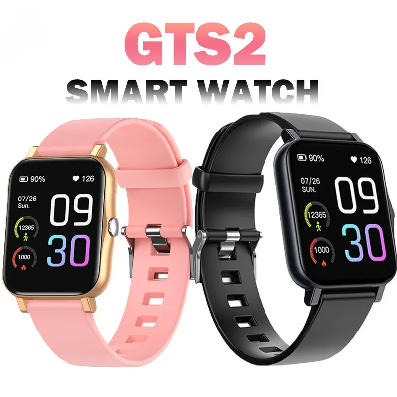 Opaski na rękę 2022 Smart Watch Kobieta GTS2 zegarki mężczyzn Sports Fitness Bransoletka Tracker Sleep Monitor Monitor Pulses Osimeters Watch