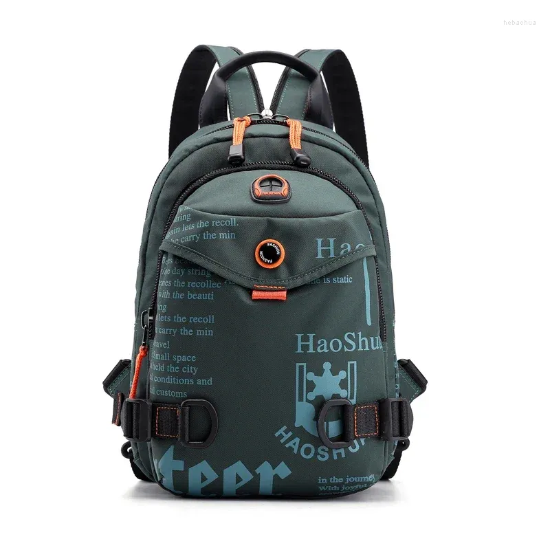 Backpack Fashion Men Outdoor Sports Bag Mini Multi-Function Small Male Shoulder Purse Designer