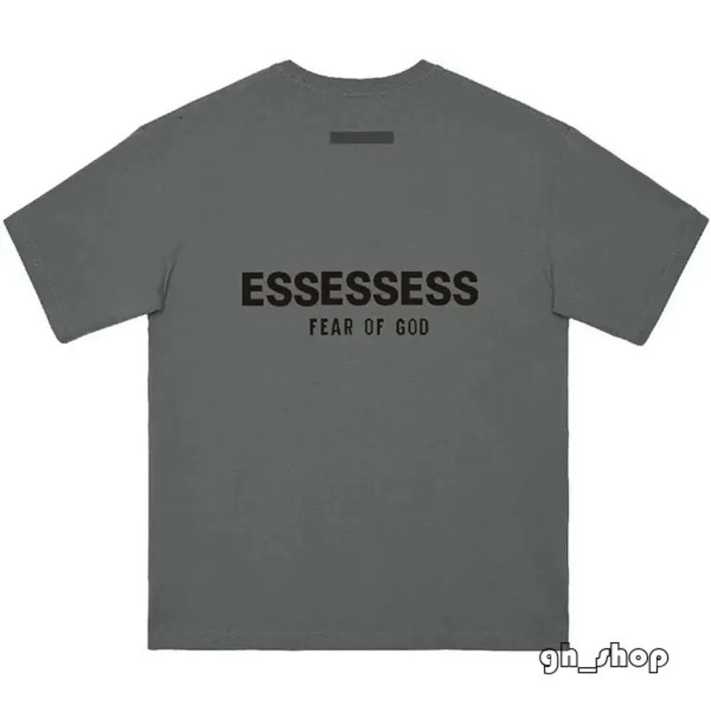 Koszule dla mężczyzn projektant Essentialsweatshirts Designer T Shirt Men Kobiet Top Quality Tees High Street Hip Hop View koszulki koszulki Polo T-shirt 8885
