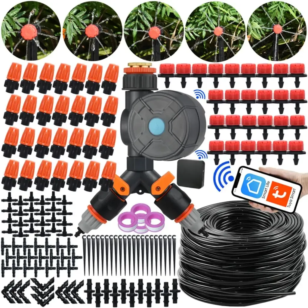 Kits Sprycle 1050M WiFi sans fil serre automatique goutte à goutte système d'arrosage de jardin Kit brumisation arroseur ensemble plante bonsaï