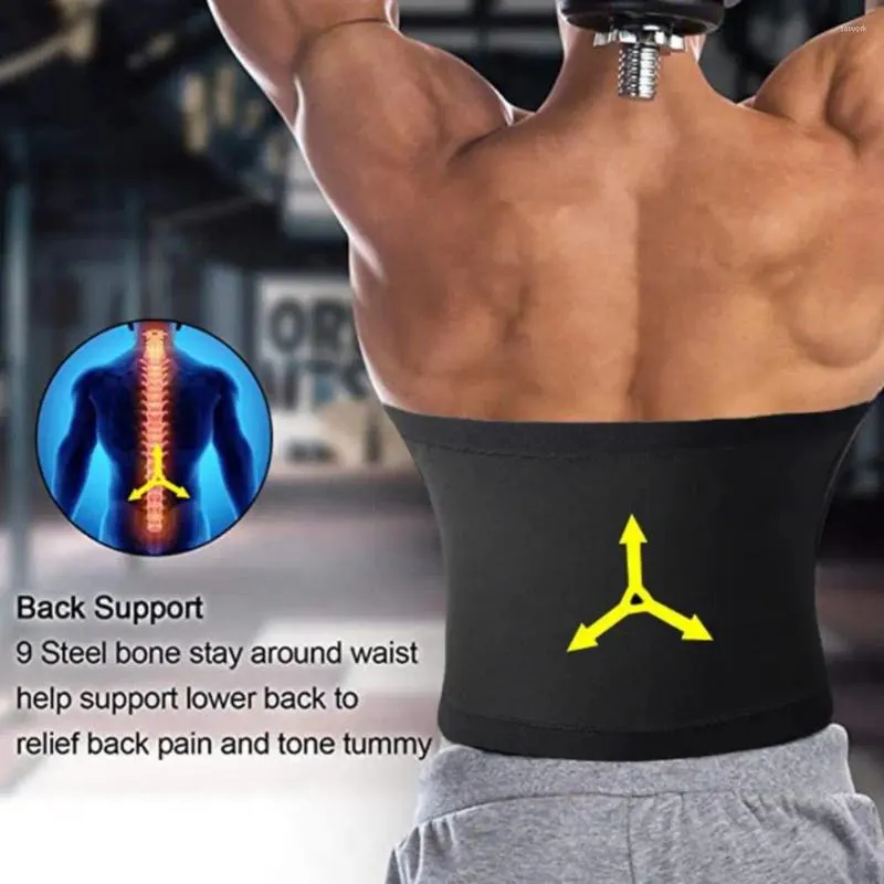 Mens Waist Trimmer Belt Slim Fit Tummy Control Body Shaper With Sweat Band For Beer Belly And Stomach S To 5XL Sizes Available Fitness Supplies From Towork 7.12 DHgate.Com