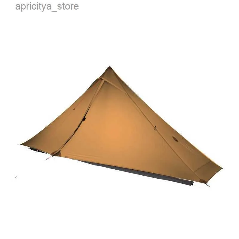 Tendas e abrigos 3F UL Gear Lanshan 1 Pro Official Outdoor Tent 1 Person Ultra Light Camping Tent 3 Seasons Professional 20D Silicone Nylon Rod24327