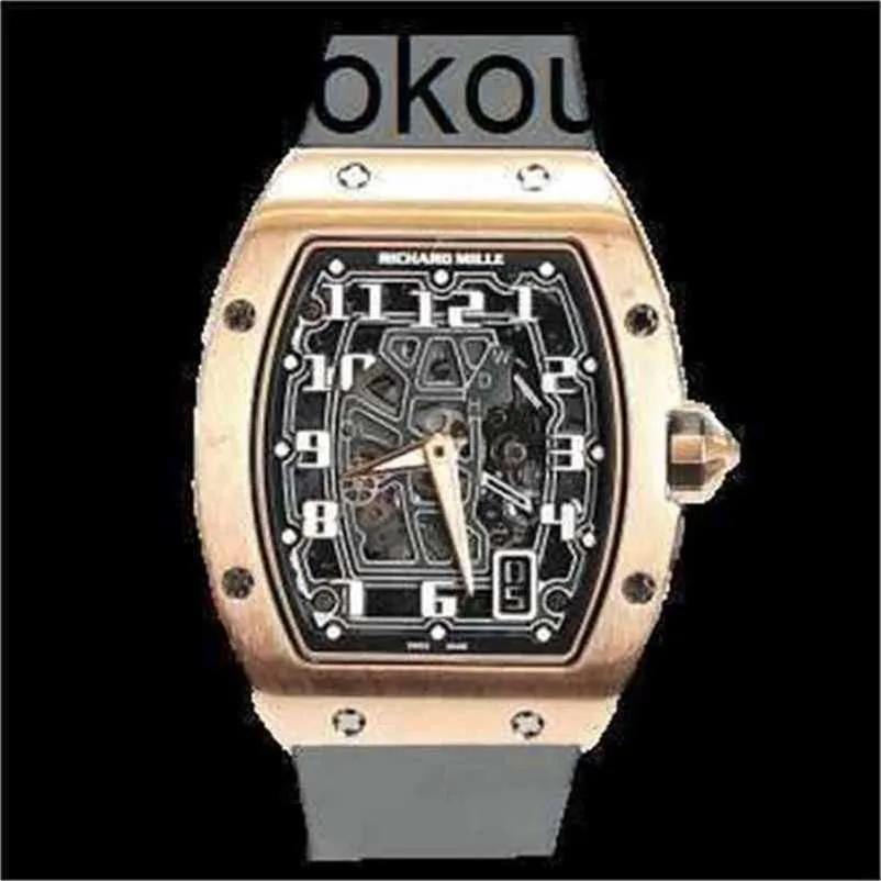 RichasMiers horloge Ys Top Clone Factory Watch Koolstofvezel Automatisch 67-01 Gold Edition Chaining Ultra dunne vezel saffier Schip door FedexJO66WY8SWY8SV5M0SLHB