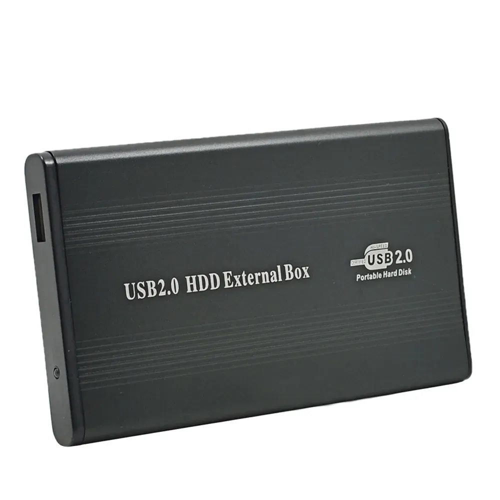 حاوية شريحة الألومنيوم خارجي USB 2.0 2.5 حاوية حاوية IDE حاوية القرص الصلب HDD Box Apapter لـ 500GB 1TB SSD DVD OPTIBAY