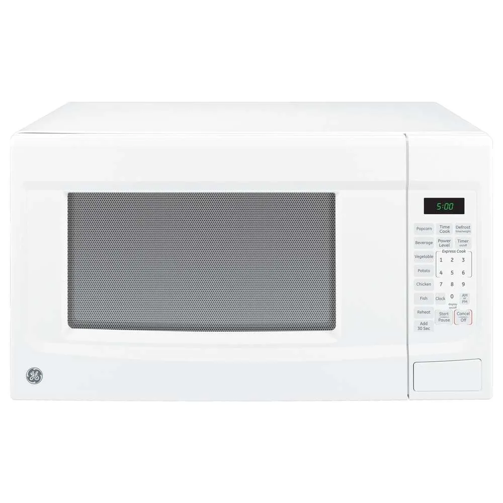 GE JES1460DSWW 1.4 Cubic Foot Table Top Microwave Oven - White