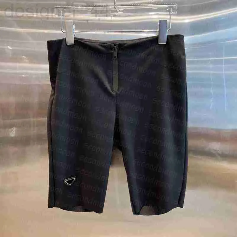 Женские брюки-капри, дизайнерские женские спортивные штаны на открытом воздухе с металлическим значком, шорты для йоги, летние эластичные леггинсы с талией OG4B