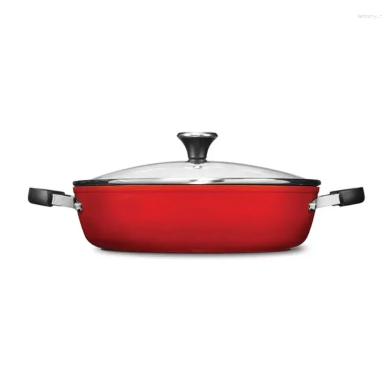 Set di pentole Starfrit One Pot 5-Qt.Forno olandese con coperchio ventilato in metallo