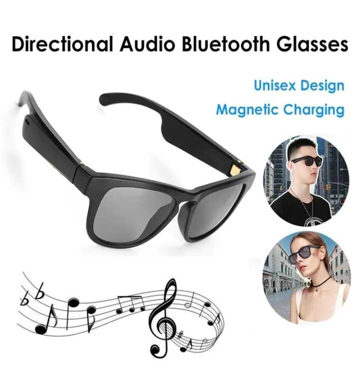 Новинка 2020 года, музыкальные солнцезащитные очки, высококачественные умные беспроводные Bluetooth-динамики, водонепроницаемые 3D-стерео очки IPX55652986