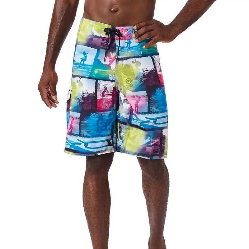 Men's Swimwear Mens Quick Dry Beach Shorts Plus Size Boardshorts Beach Pants Swimwear Swimming Pants Summer Wear New 24327