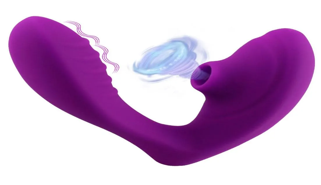 Giocattoli del sesso Vibratore per succhiare vaginale Vibrazione a 10 velocità Clitoride orale Materiale in silicone medico Indossabile Stimolante Masturbat femminile8362227