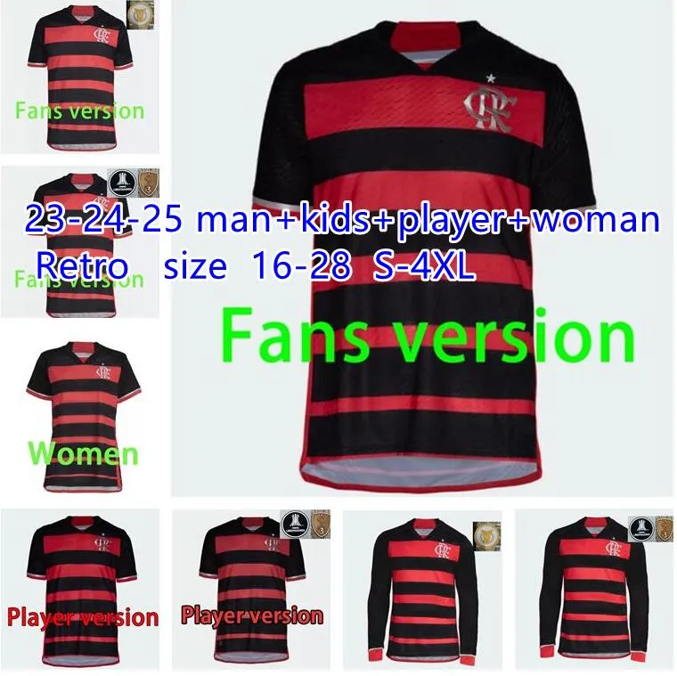 2024 2025 Jerseys de football de Flamengo 24 25 Flamenco Home Away 3rd Camisa Futebol A. Patrick Gabi David Luiz Diego Gabriel Arrascaeta Pedro Isla B.henrique Football Shirt
