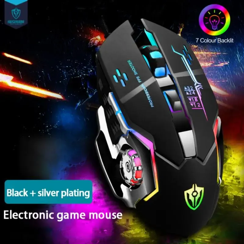 Mäuse Gaming Maus Wired Gamer Mäuse 6 Taste 1,4 m Leuchtende Esports Mechanische USB Maus Für Computer PC Laptop Gaming